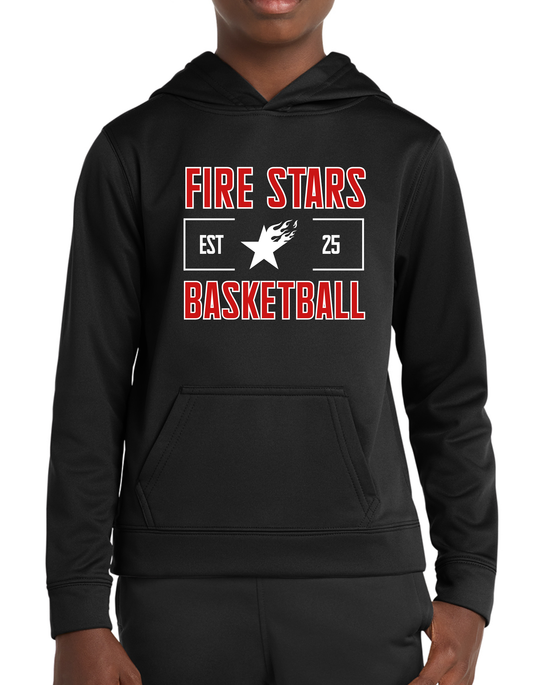 Fire Stars Dry Fit Tee, Long Sleeve or Hoodie