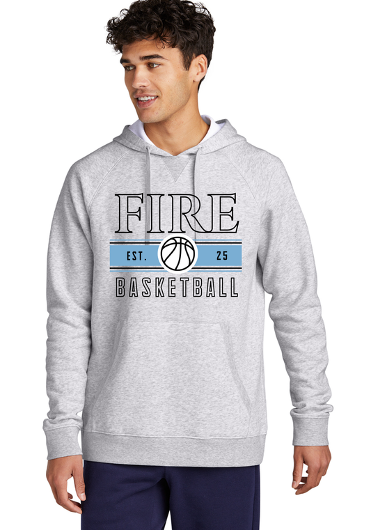 Fire Basketball Youth and Adult  Cotton Hoodie