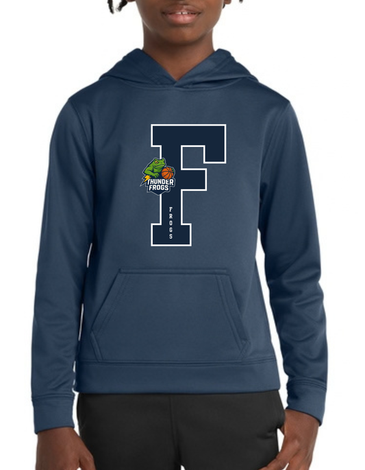 Frogs Basketball Youth Dry Fit Tee, Long Sleeve , Hoodie