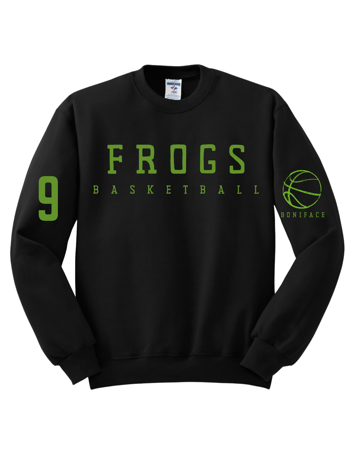 Frogs Basketball Custom Crew