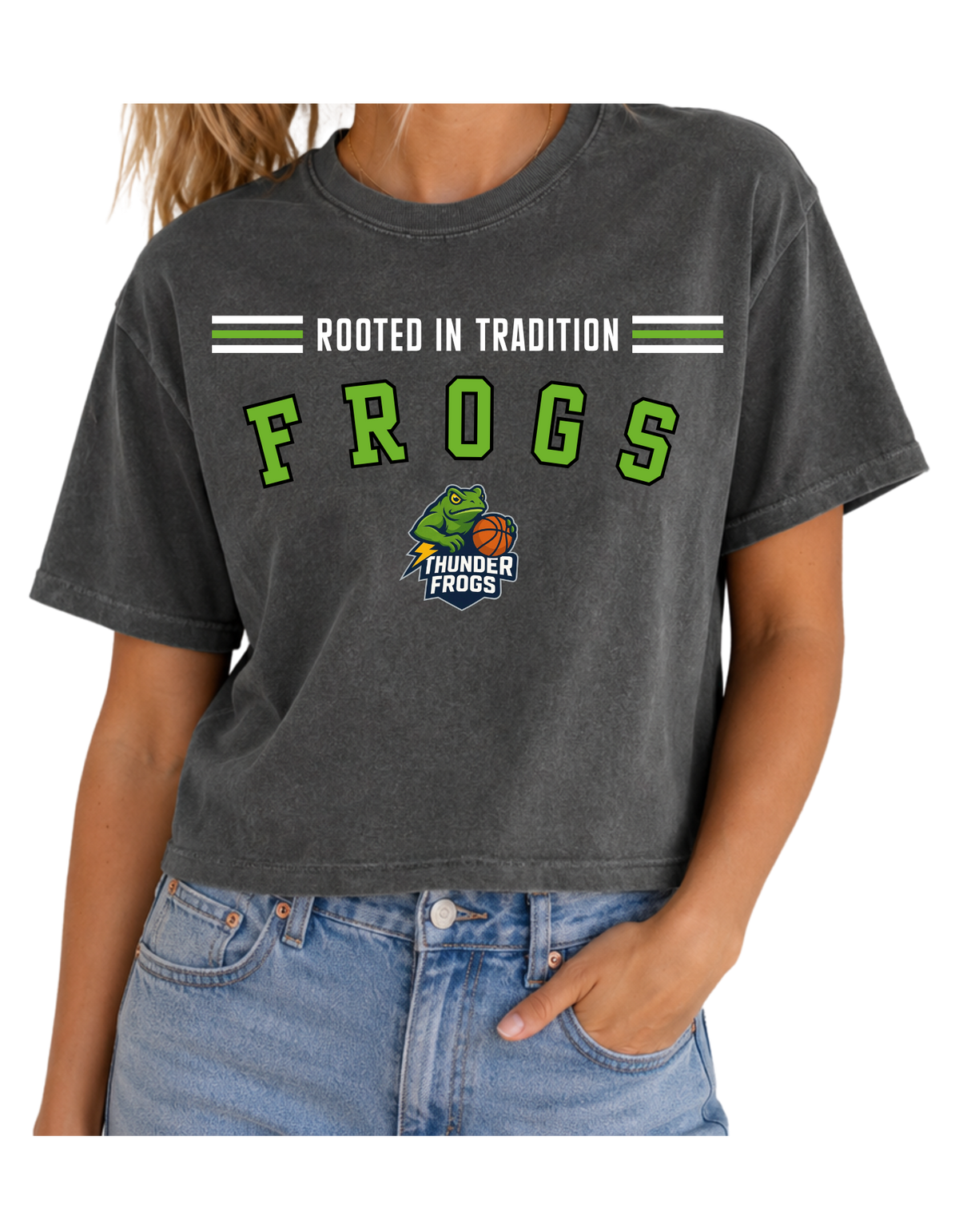 Rooted in Frogs Tradition Comfort Color Tee