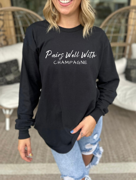 Pairs Well with Champagne Long Sleeve