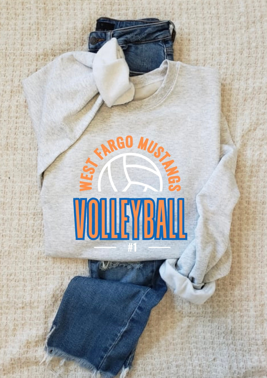 Volleyball Crew Arch Sweatshirt