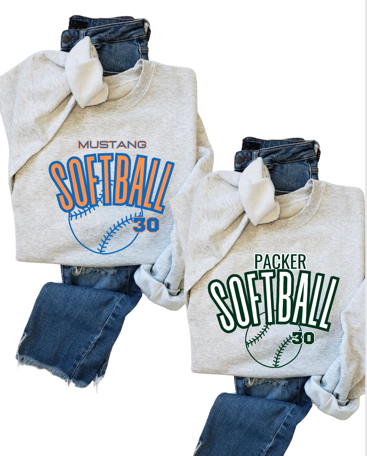 Softball Crew Sweatshirt