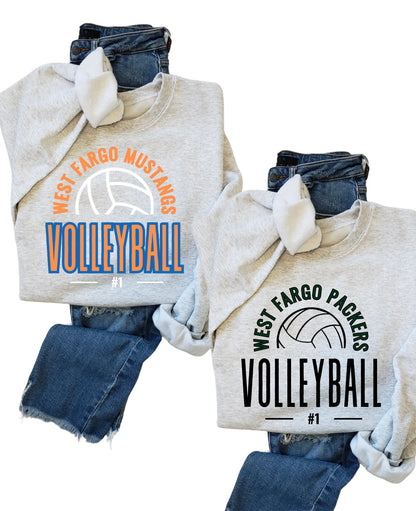 Volleyball Crew Arch Sweatshirt