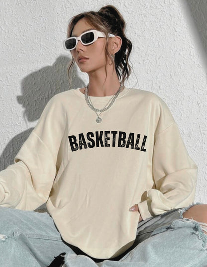 Basketball Graphic Crew Sweatshirt