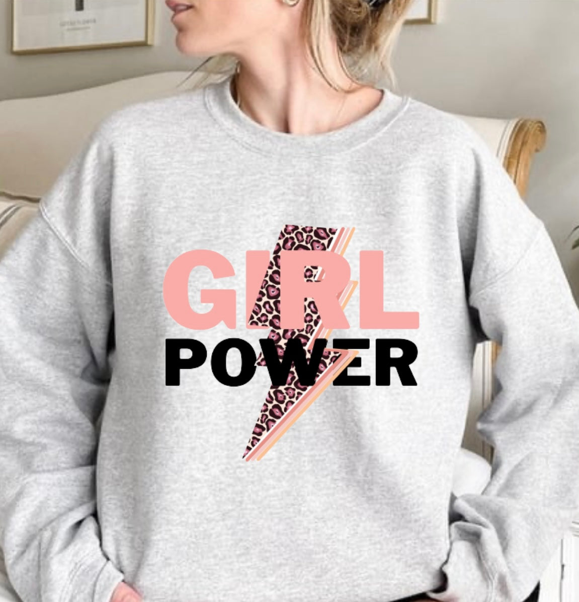 Girl Power Crew Sweatshirt