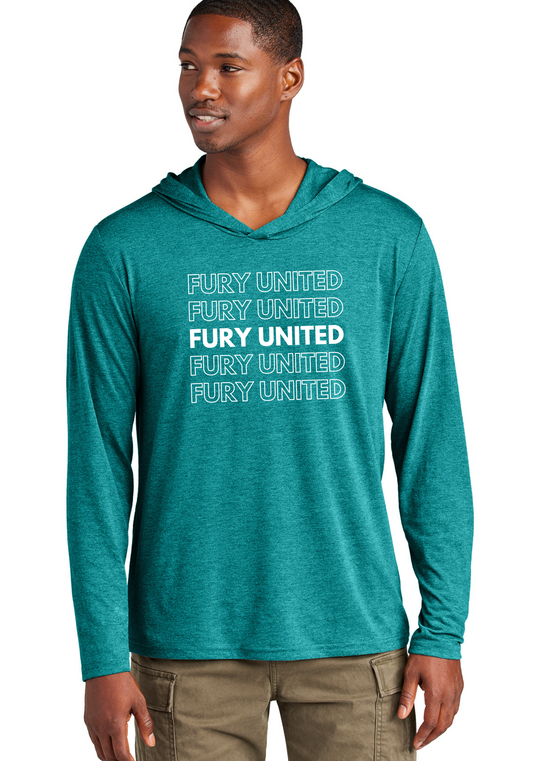 Repeating Fury Soccer Long Sleeve Hoodie