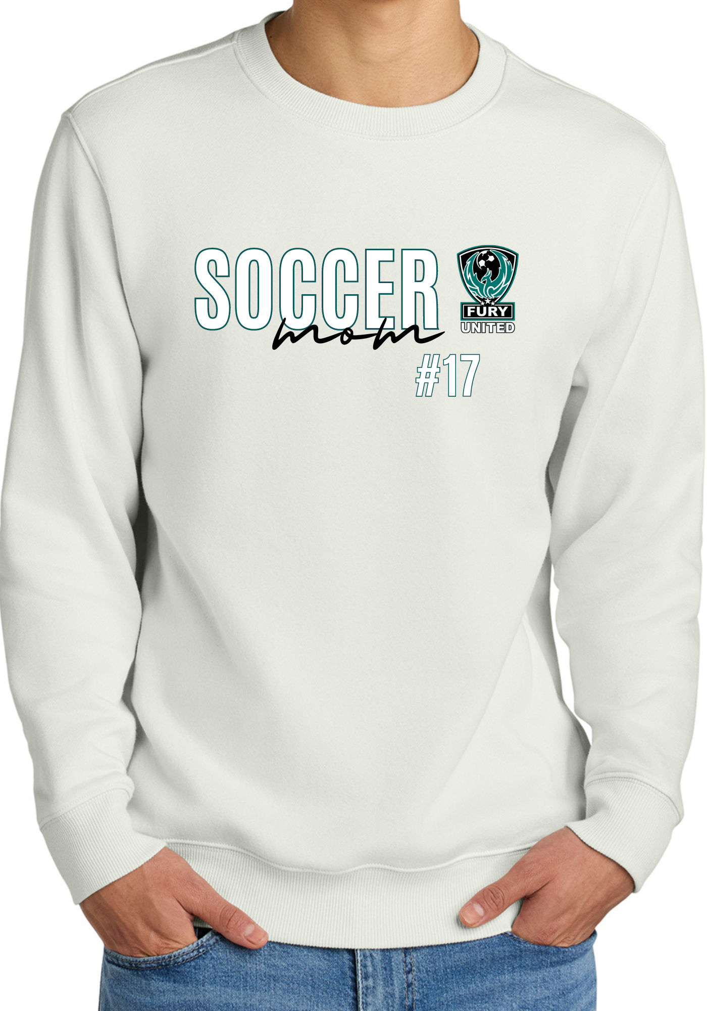 Fury Soccer Mom Crew Sweatshirt