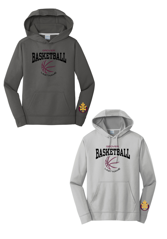 Oak Grove Basketball Dry Fit Hoodie