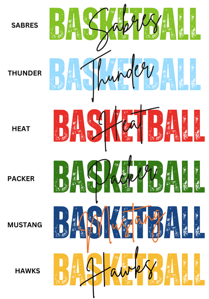 Adult Team Basketball Tees