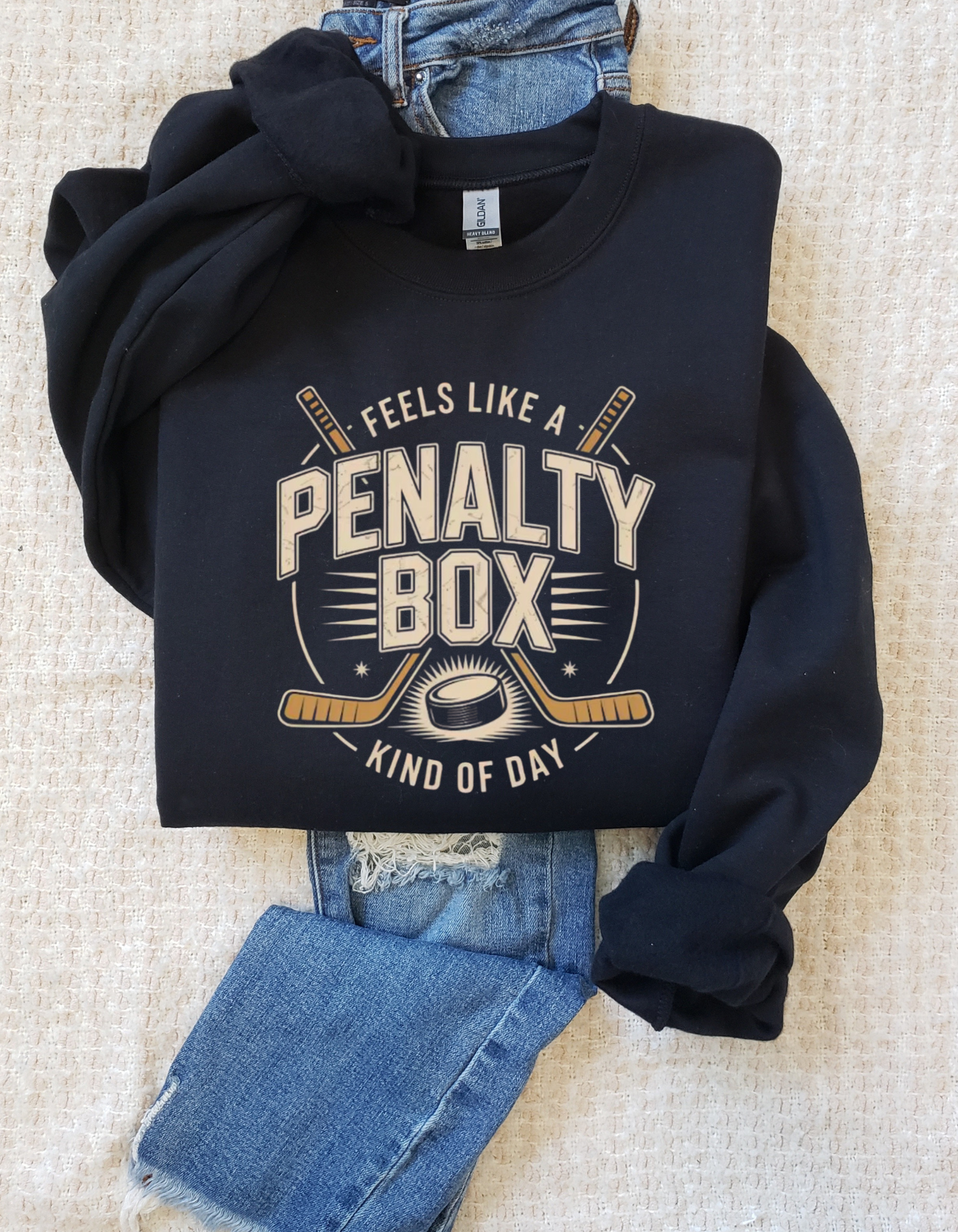 Penalty Box Kind of Day Tee or Crew