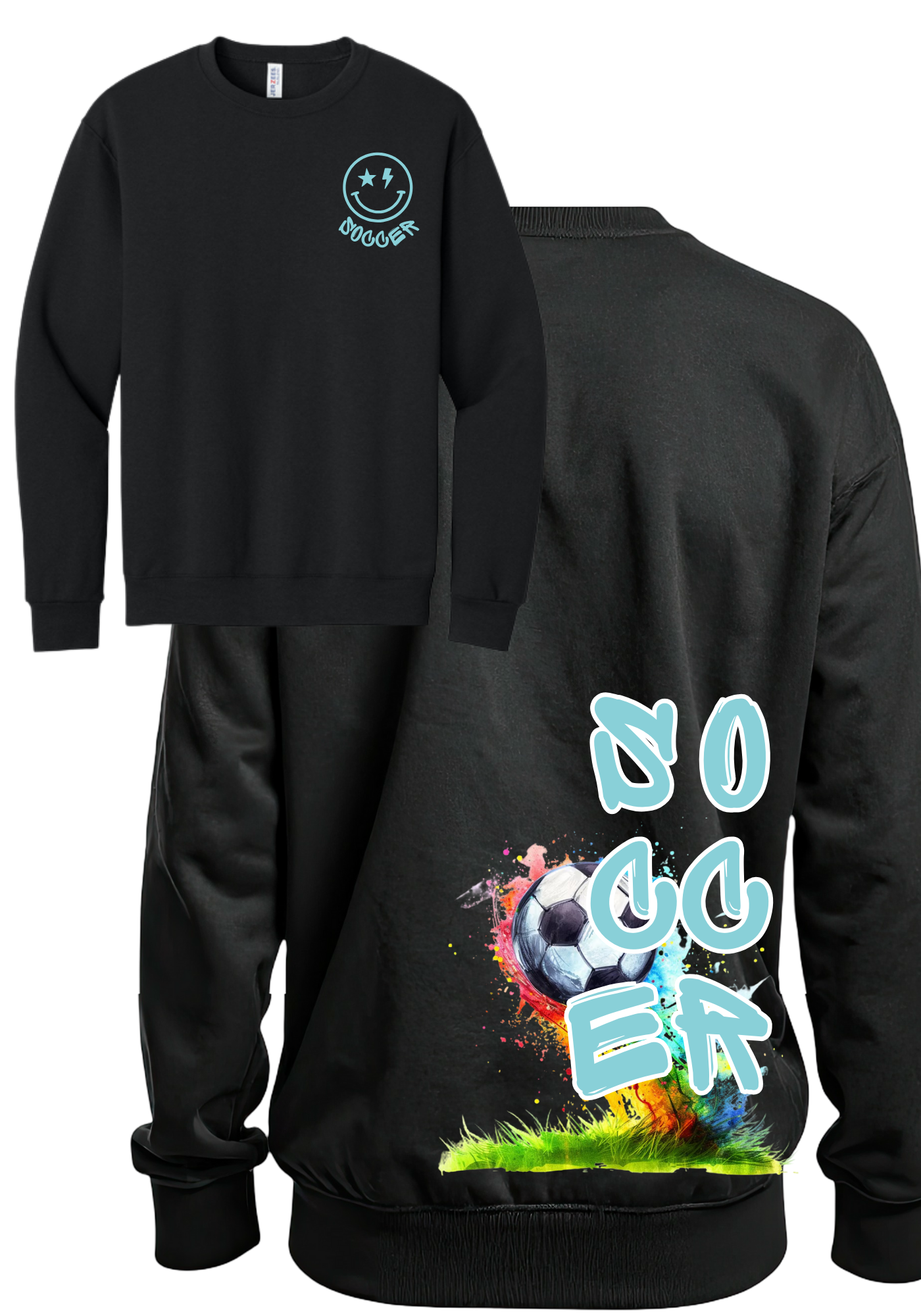 Soccer Graphic Crew Sweatshirt