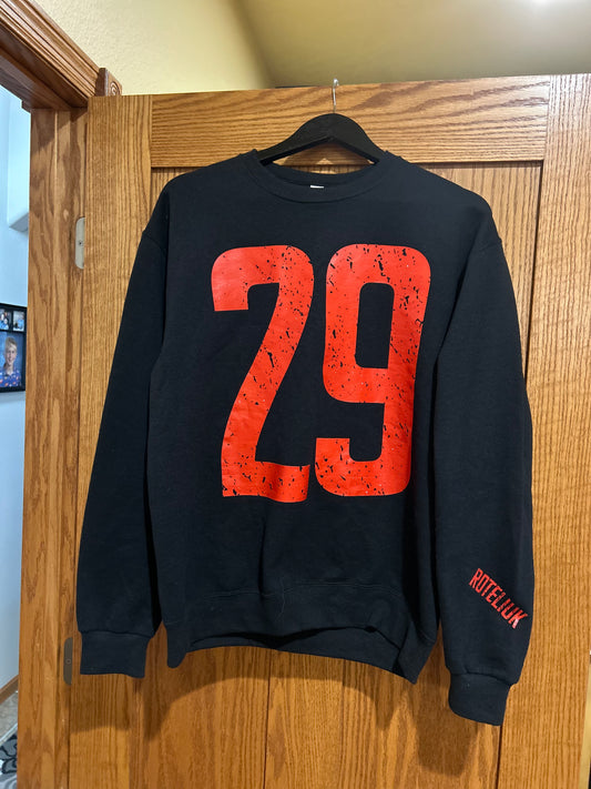 Jr. Canes Oversized Number Custom Crew