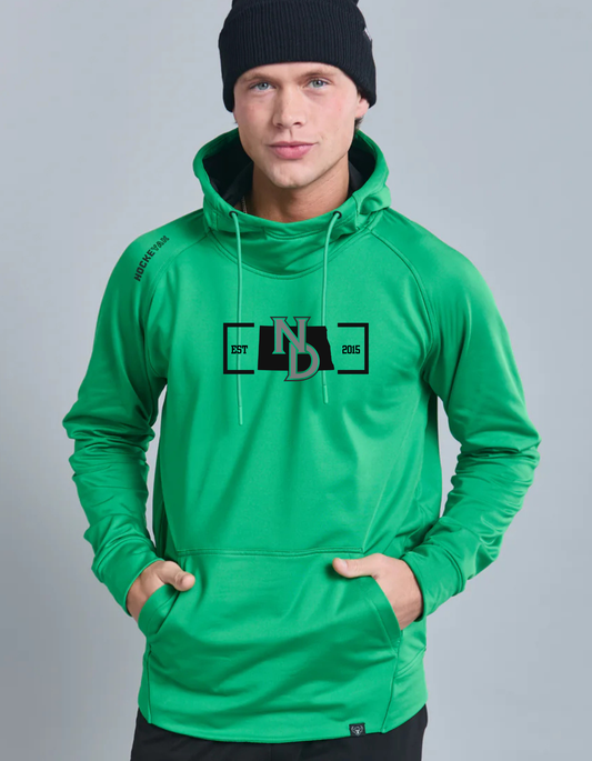 HOCKEYAK Team ND Est Logo Hoodie - Youth & Adult