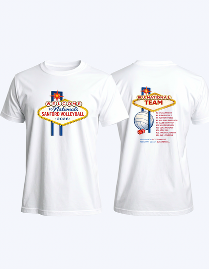 Nationals Volleyball Tank or Tee