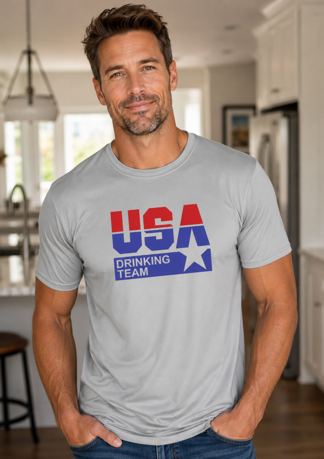 USA Drinking Team Dry Fit Tee