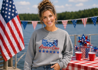 AmeriCAN Tee or Crew