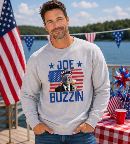Joe Buzzin Tee or Crew