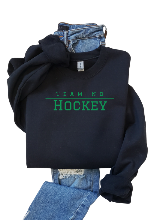 Team ND Basic Hockey - Tee, Crew, Hoodie