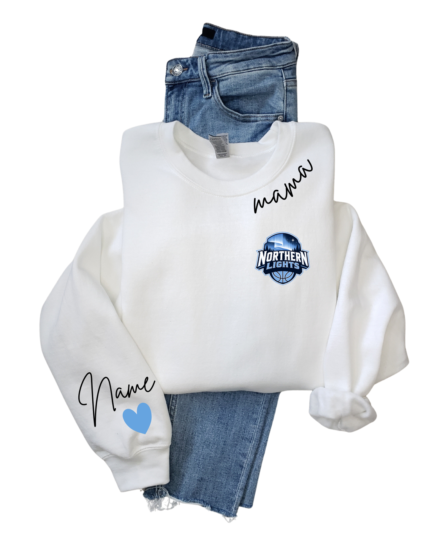 Northern Lights Mama Custom Crew