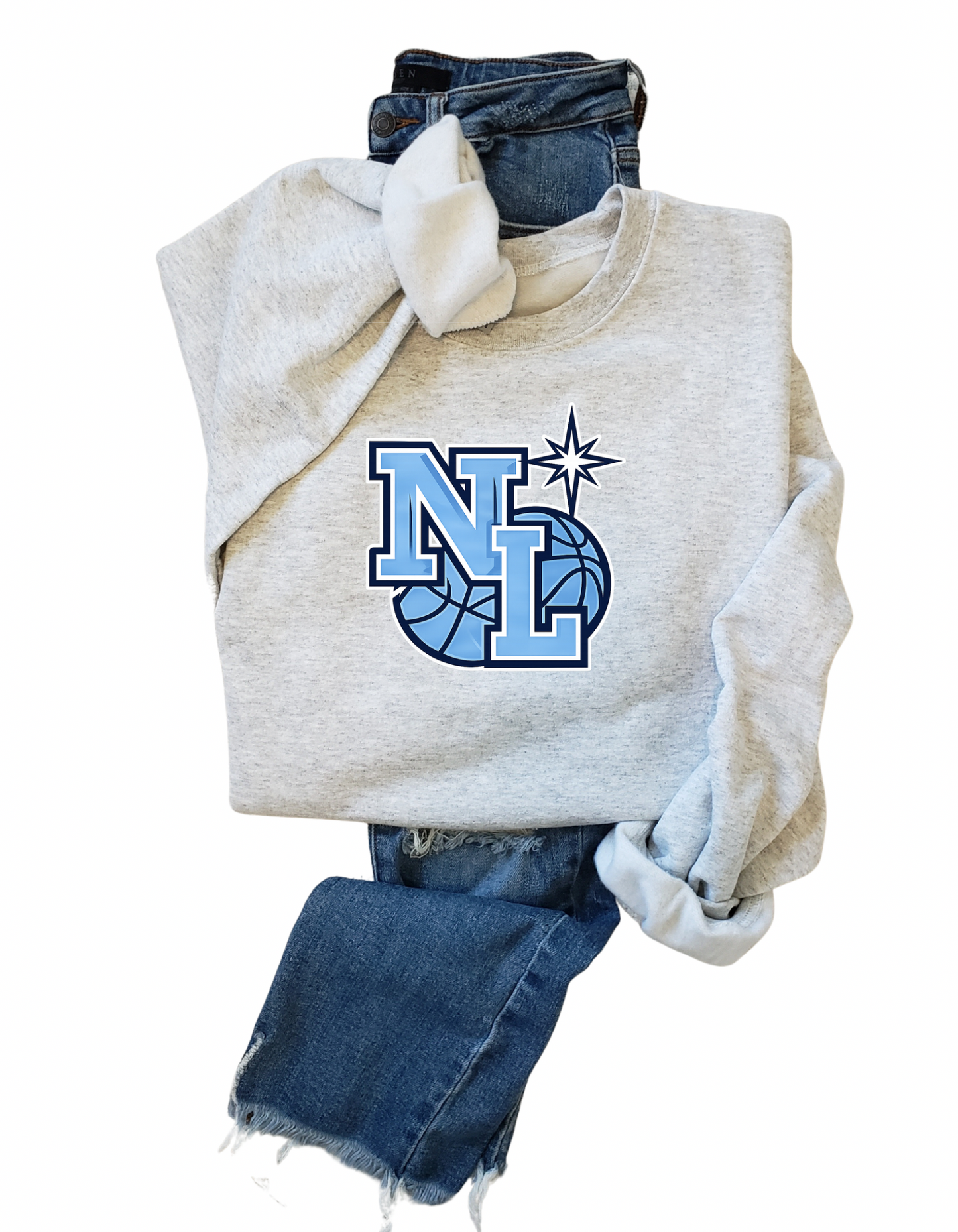 Northern Lights Basketball- Tee, Crew, Hoodie