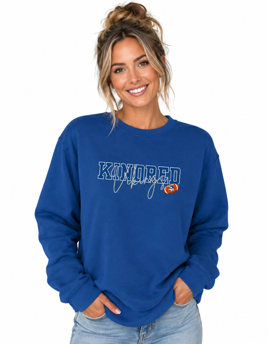 Kindred Football Tee, Crew or Hoodie