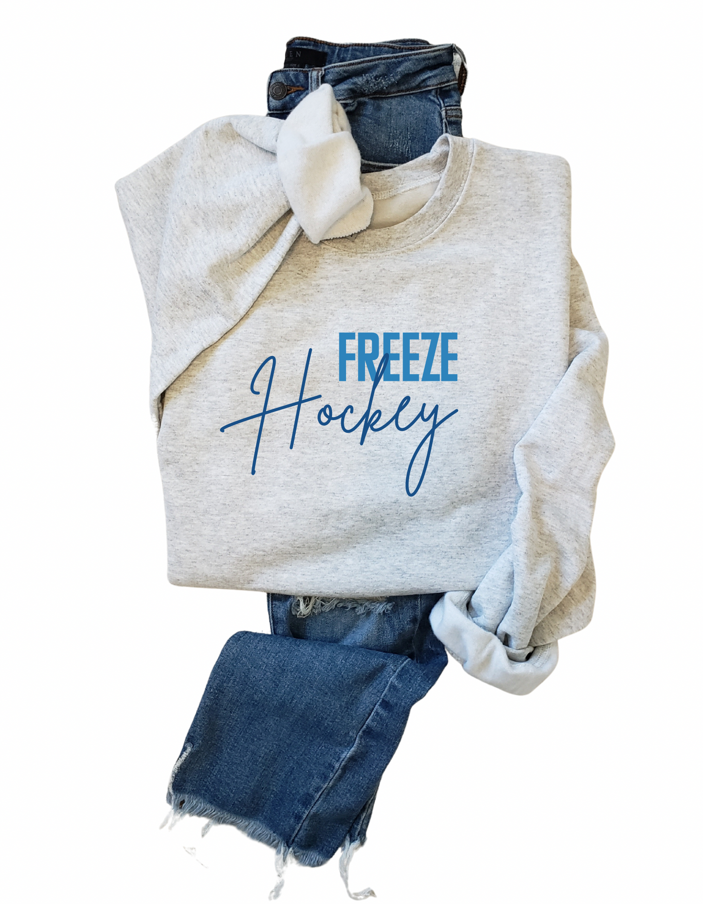 Freeze Hockey Tee, Crew, Hoodie