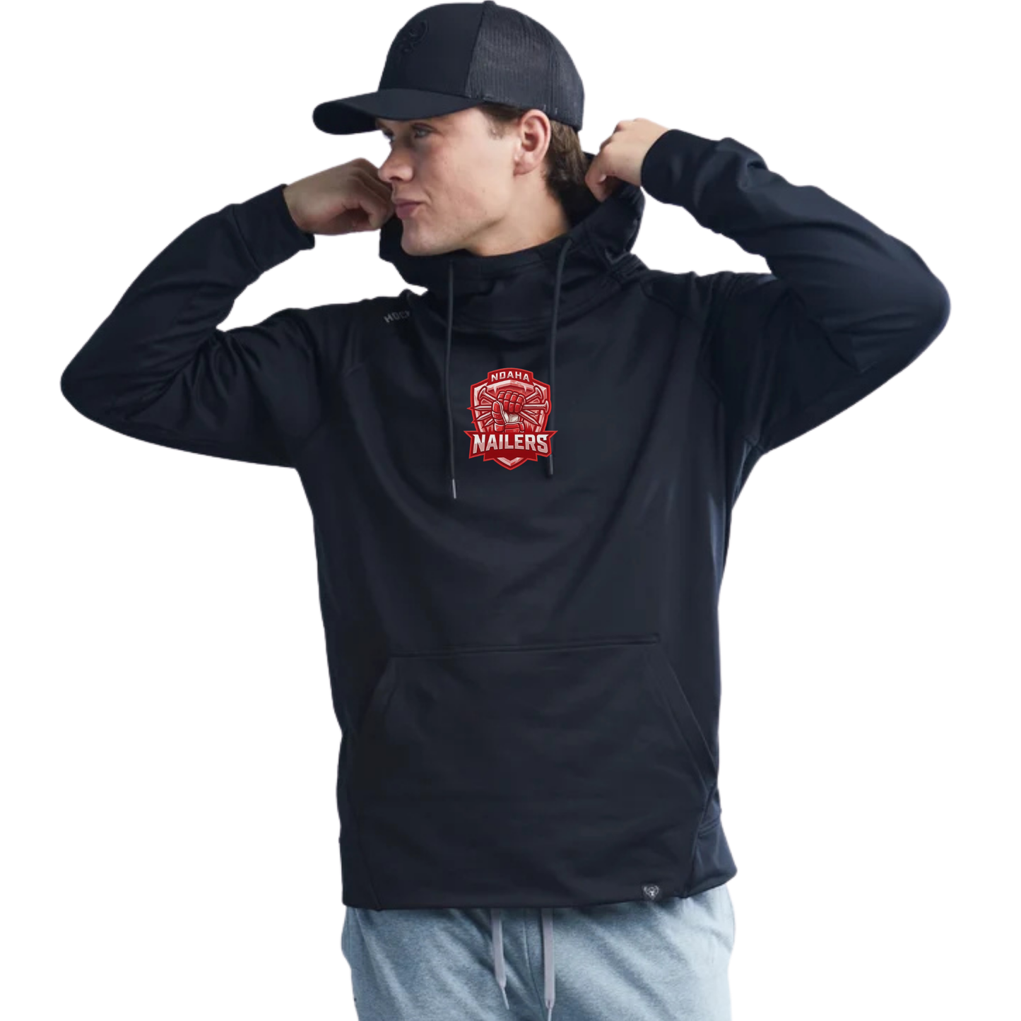 HOCKEYAK Nailers Logo Hoodie - Youth & Adult