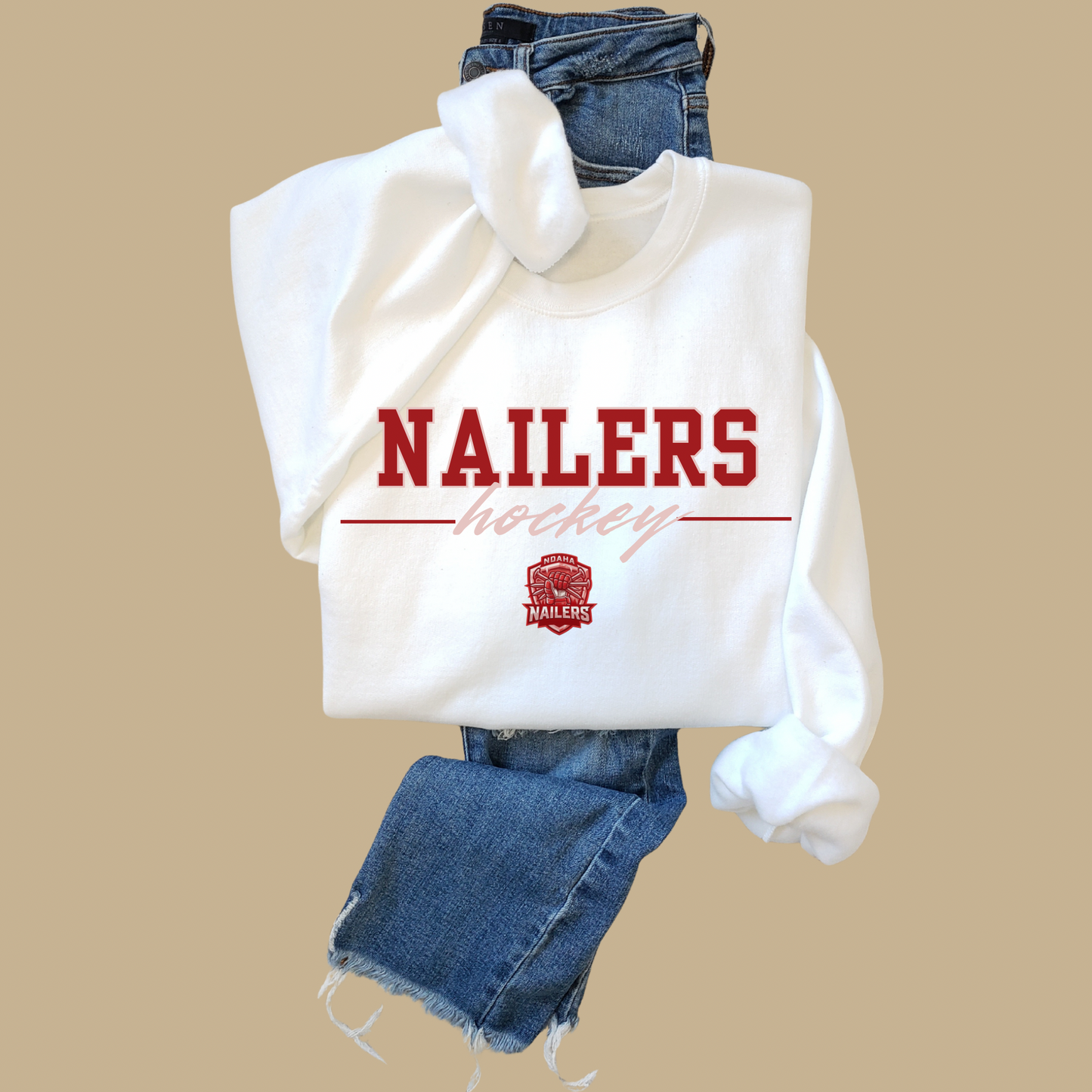 Nailers Hockey Tee, Crew, Hoodie