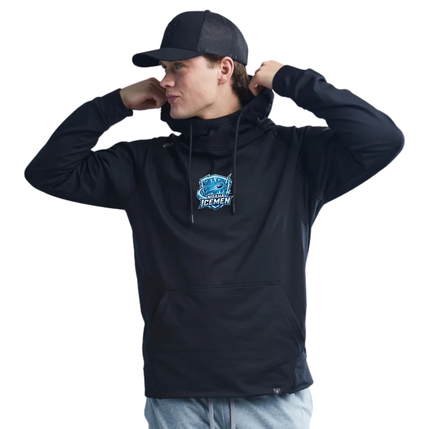 HOCKEYAK Icemen Logo Hoodie - Youth & Adult