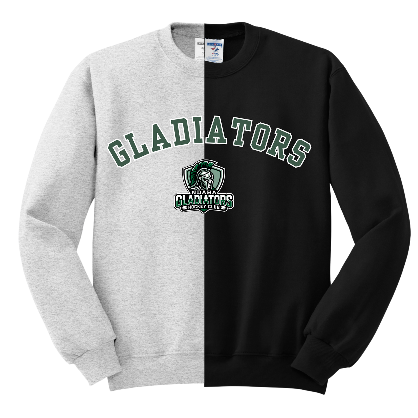 Gladiators Color-Block Crew Sweatshirts