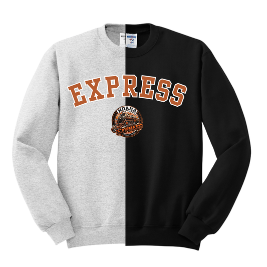 Express Color-Block Crew Sweatshirts