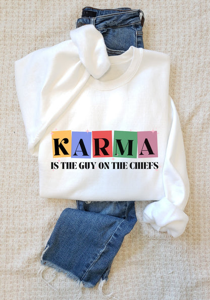 Karma is the guy on the Chiefs Crew, Long Sleeves & Tees