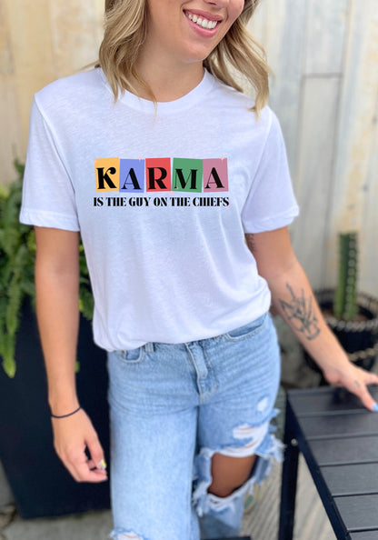 Karma is the guy on the Chiefs Crew, Long Sleeves & Tees