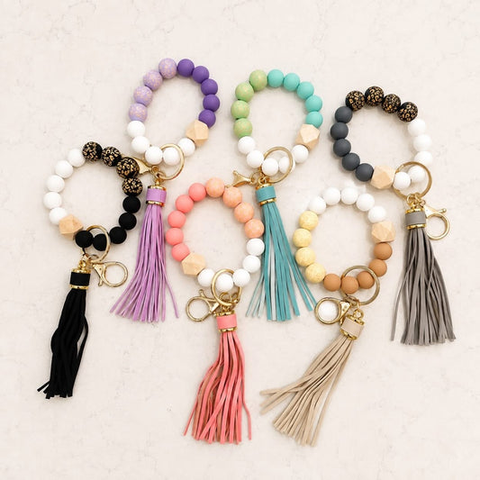 Bracelet Keychain with Tassel