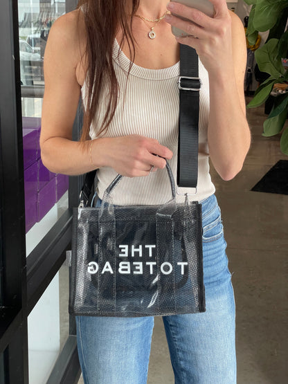 Clear "The Tote Bag" Bag