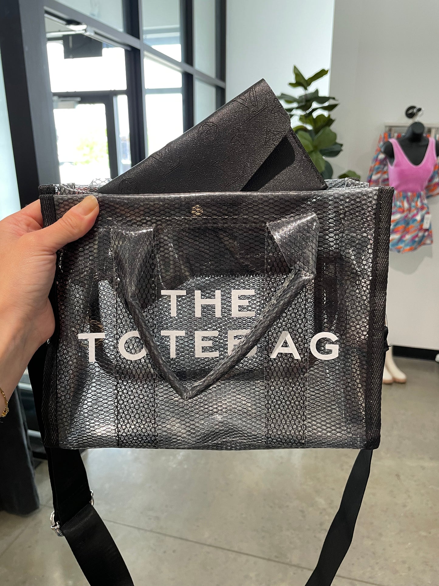 Clear "The Tote Bag" Bag