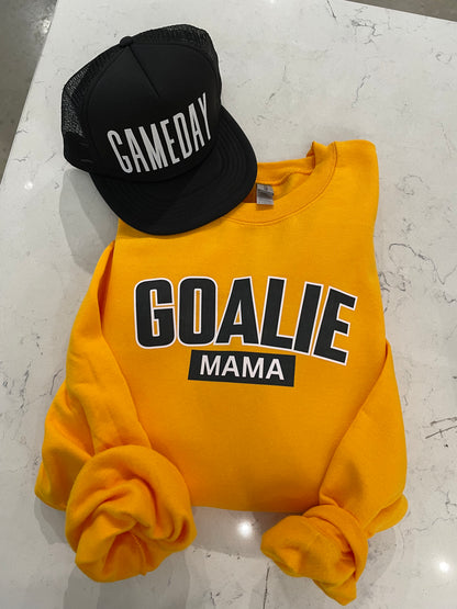 Goalie Mama Crew Sweatshirt