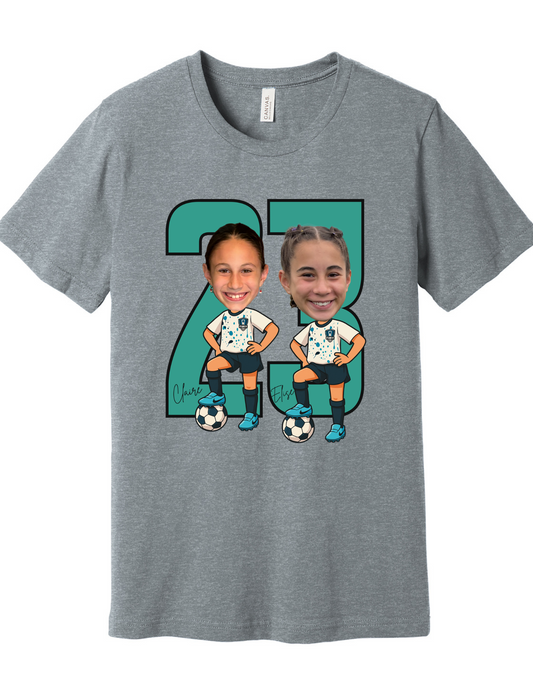 Fury Soccer Custom Player Tank or Tee