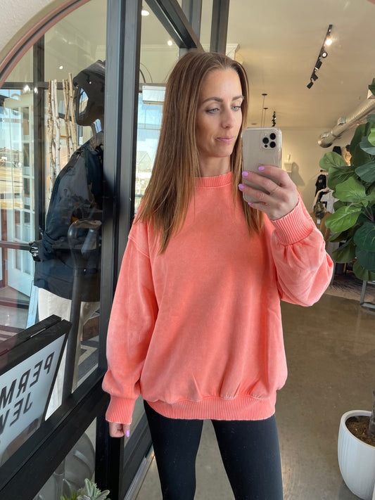 Ribbed Detail Pullover