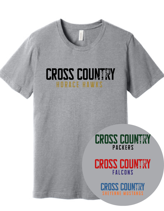 School CROSS COUNTRY Cotton Tee