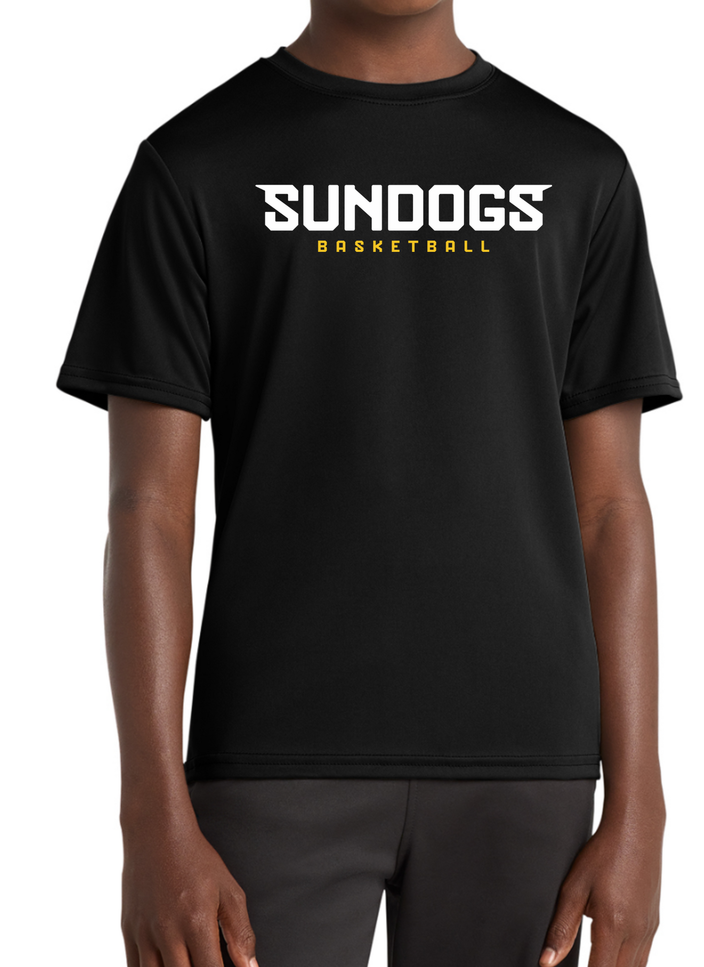 Sundogs Basketball Youth Dry Fit Tee, Long Sleeve , Hoodie