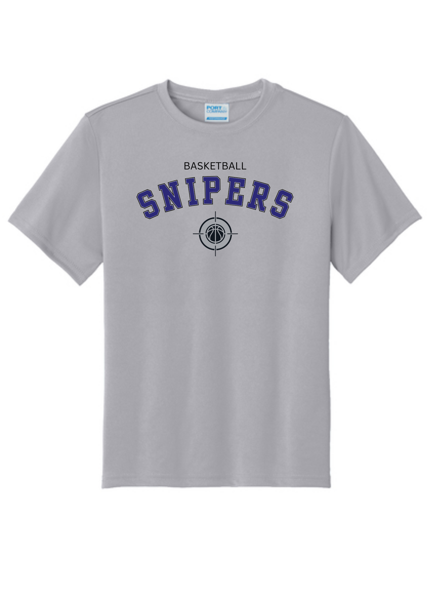 Curved Snipers Dry Fit Tee, Long Sleeve or Hoodie