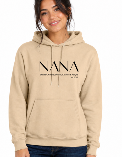 Mama, Nana, Grandma Hoodie