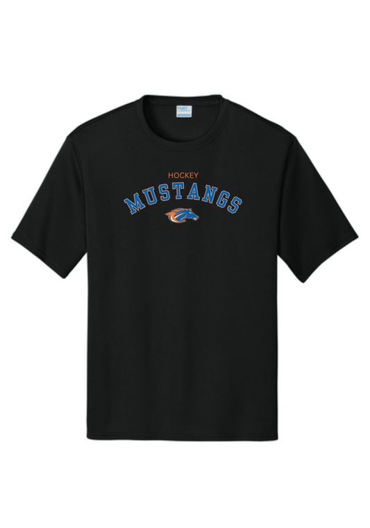 Mustang Hockey Tshirt, Long Sleeve & Crew Sweatshirt