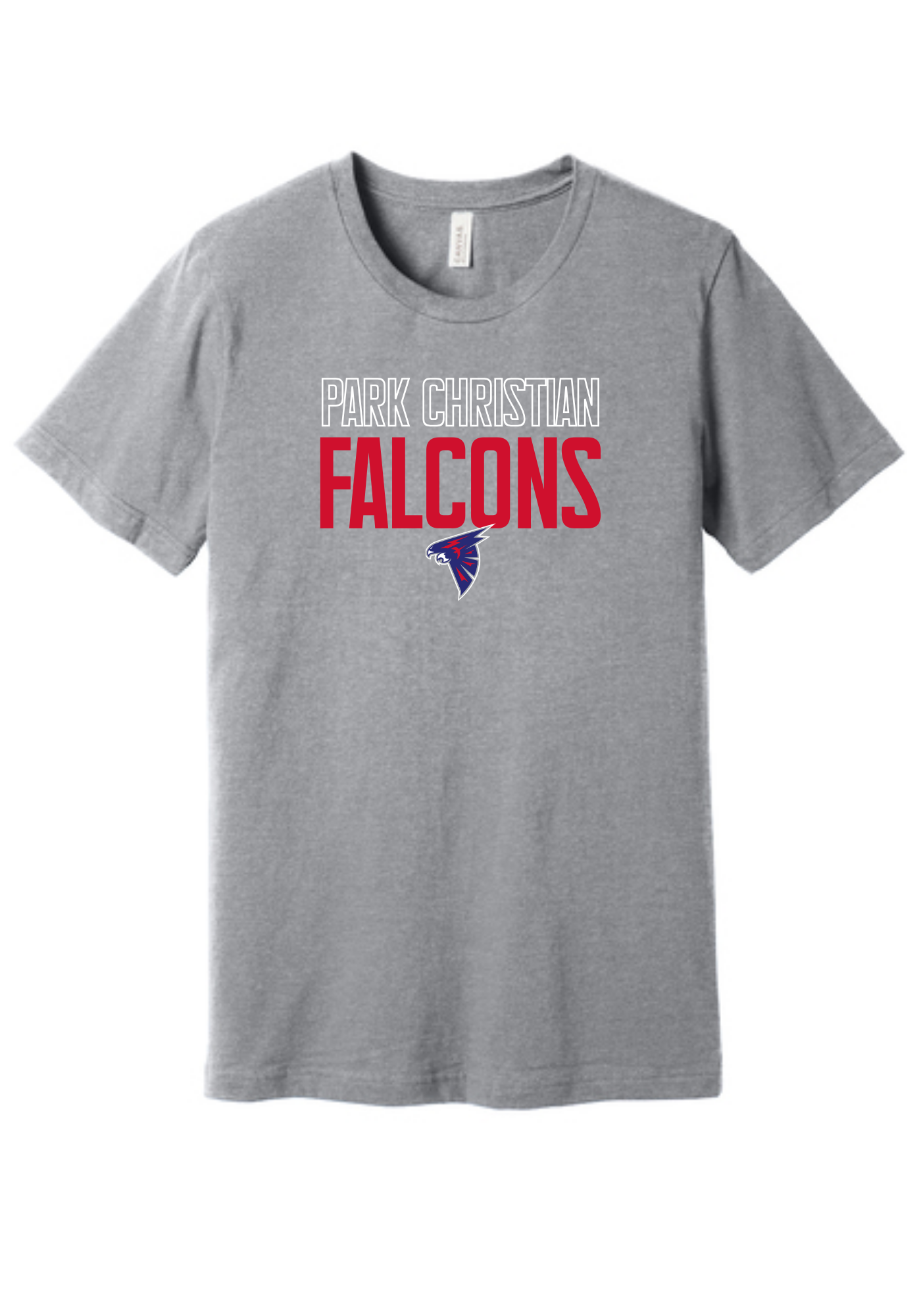 PCS Block Letter Falcons Tee, Crew, or Hoodie PCS54