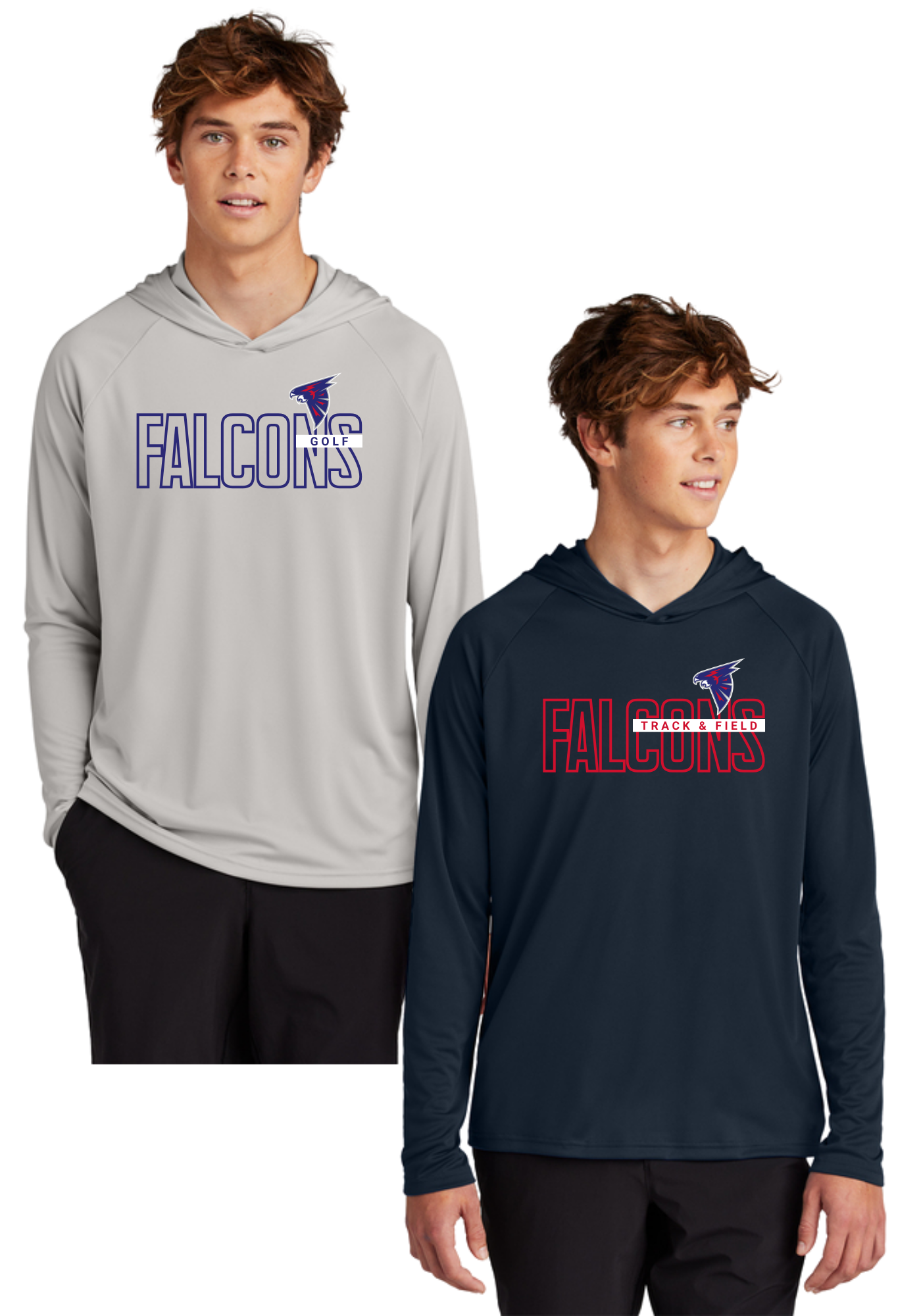 PCS Falcons Sports Dry Fit Hooded Long Sleeve PCS58