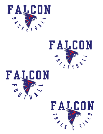 PCS Falcons Sport Dry Fit Tee, Long Sleeve, or Hoodie PCS75