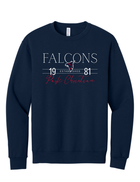 PCS Falcons Established Tee, Crew, or Hoodie PCS79